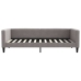 Sofá cama con colchón tela gris taupe 100x200 cm