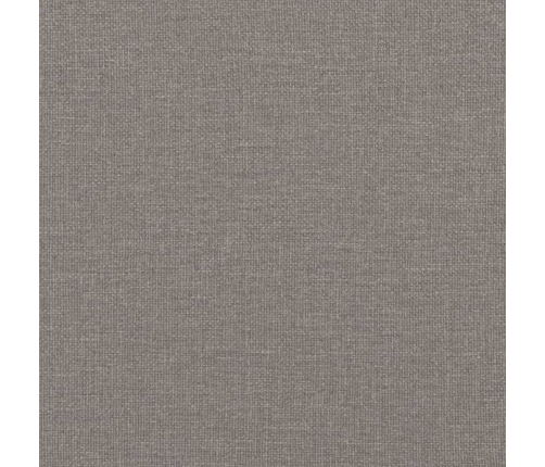 Sofá cama con colchón tela gris taupe 100x200 cm