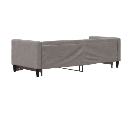 Sofá cama nido tela gris taupe 80x200 cm