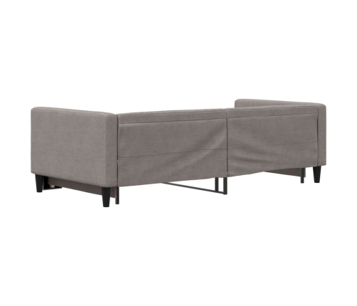 Sofá cama nido tela gris taupe 90x200 cm