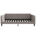 Sofá cama con colchón tela gris taupe 100x200 cm