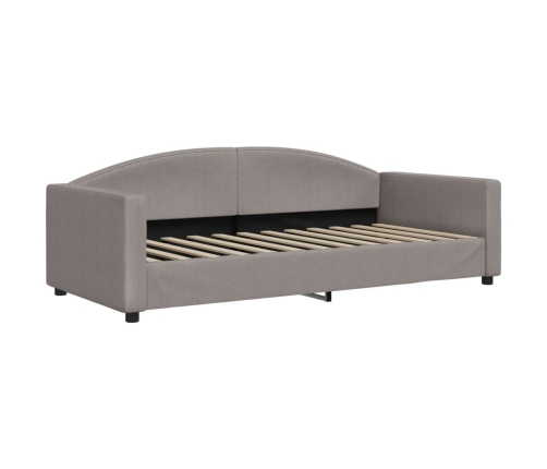 Sofá cama nido tela gris taupe 90x200 cm