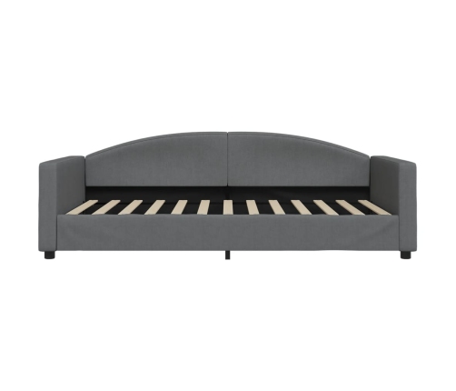 Sofá cama nido tela gris oscuro 100x200 cm