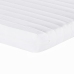 Sofá cama nido con cajones tela color crema 90x200 cm