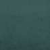 Sofá cama con colchón terciopelo verde oscuro 100x200 cm