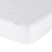 vidaXL Sofá cama con colchón tela crema 100x200 cm