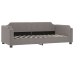 Sofá cama nido con cajones tela gris taupe 80x200 cm