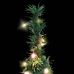 Árbol de Navidad artificial desplegable 50 LED verde 120 cm