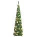 Árbol de Navidad artificial desplegable 50 LED verde 120 cm