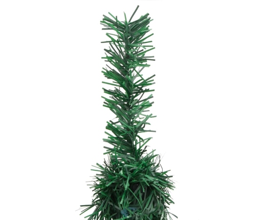 Árbol de Navidad artificial desplegable 50 LED verde 120 cm