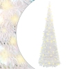 Árbol de Navidad artificial desplegable 50 LED blanco 120 cm