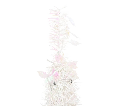 Árbol de Navidad artificial desplegable 150 LED blanco 180 cm