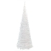 Árbol de Navidad artificial desplegable 200 LED blanco 210 cm