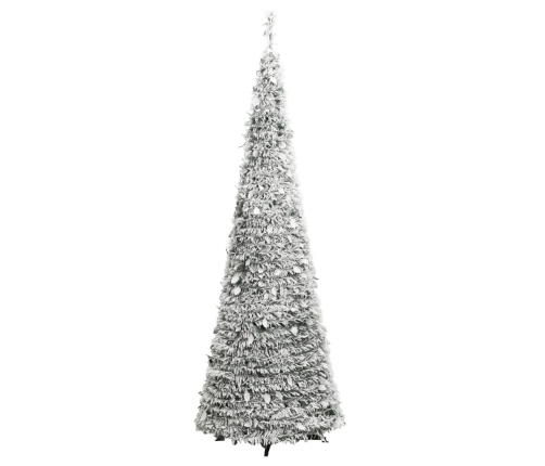 Árbol de Navidad artificial desplegable con nieve 150 LED 180cm