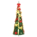 Árbol de Navidad artificial desplegable 100 LED verde 150 cm