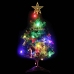 Mini árbol de Navidad artificial con 20 luces LED verde 45 cm