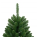 Árbol de Navidad artificial con bisagras y soporte verde 120 cm