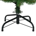 Árbol de Navidad artificial con bisagras y soporte verde 120 cm