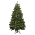 Árbol de Navidad artificial con bisagras y soporte verde 180 cm