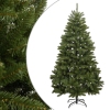 Árbol de Navidad artificial con bisagras y soporte verde 270 cm