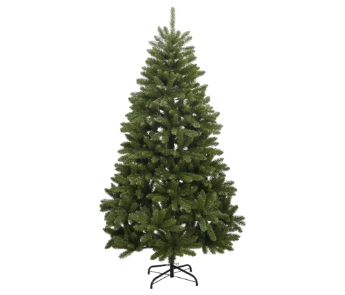 Árbol de Navidad artificial con bisagras y soporte verde 300 cm