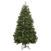 Árbol de Navidad artificial con bisagras y soporte verde 300 cm