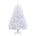 Árbol de Navidad artificial con bisagras y soporte blanco 120cm