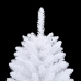 Árbol de Navidad artificial con bisagras y soporte blanco 120cm