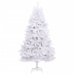 Árbol de Navidad artificial con bisagras y soporte blanco 240cm