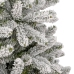 Árbol de Navidad artificial con bisagras y nieve flocada 270 cm