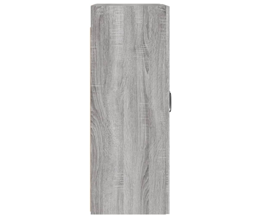 Armarios de pared 2 uds madera de ingeniería gris Sonoma