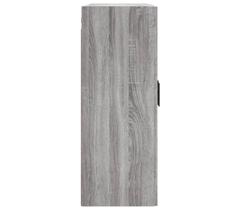 Armarios de pared 2 uds madera de ingeniería gris Sonoma