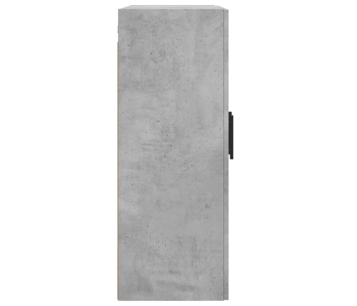 Armarios de pared 2 uds madera de ingeniería gris hormigón