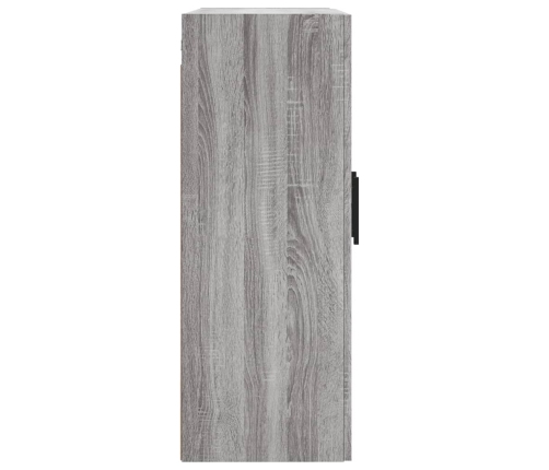 Armarios de pared 2 uds madera de ingeniería gris Sonoma