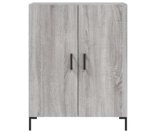 Aparador alto madera contrachapada gris sonoma 69,5x34x180 cm