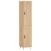 Aparador de madera contrachapada roble Sonoma 34,5x34x180 cm