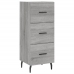 Aparador alto madera contrachapada gris Sonoma 34,5x34x180 cm