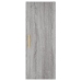 Aparador alto madera contrachapada gris Sonoma 34,5x34x180 cm