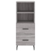 Aparador alto madera contrachapada gris Sonoma 34,5x34x180 cm