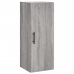 Aparador alto madera contrachapada gris Sonoma 34,5x34x180 cm