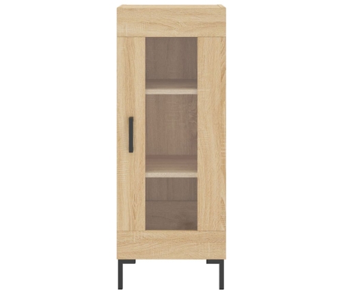 Aparador de madera contrachapada roble Sonoma 34,5x34x180 cm