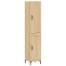 Aparador de madera contrachapada roble Sonoma 34,5x34x180 cm