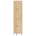 Aparador de madera contrachapada roble Sonoma 34,5x34x180 cm