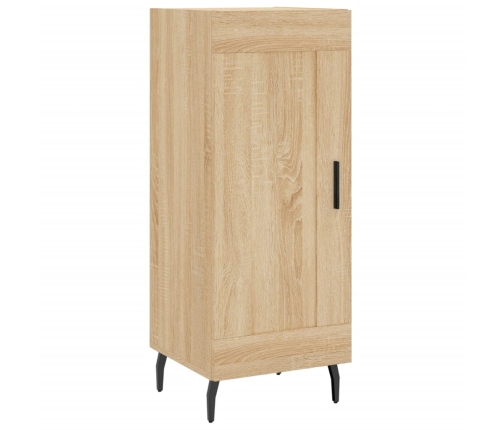 Aparador de madera contrachapada roble Sonoma 34,5x34x180 cm