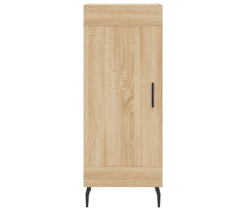 Aparador de madera contrachapada roble Sonoma 34,5x34x180 cm