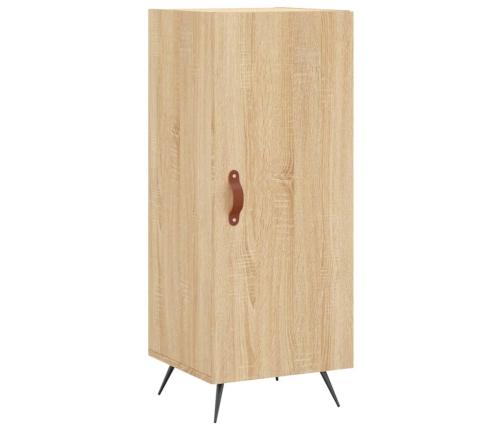 Aparador de madera contrachapada roble Sonoma 34,5x34x180 cm