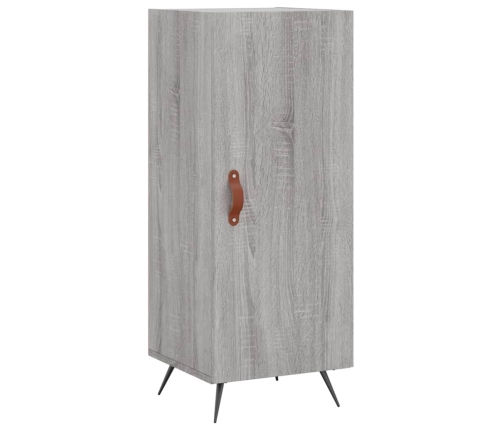 Aparador alto madera contrachapada gris Sonoma 34,5x34x180 cm