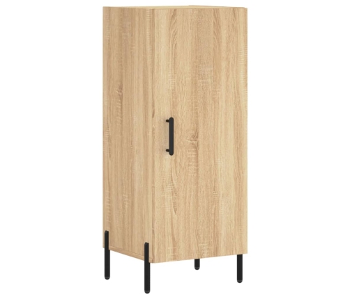 Aparador de madera contrachapada roble Sonoma 34,5x34x180 cm