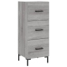 Aparador alto madera contrachapada gris Sonoma 34,5x34x180 cm