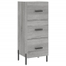 Aparador alto madera contrachapada gris Sonoma 34,5x34x180 cm